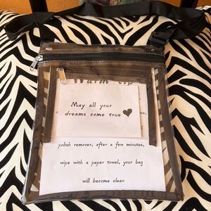 Amazon Clear Black Shoulder Bag